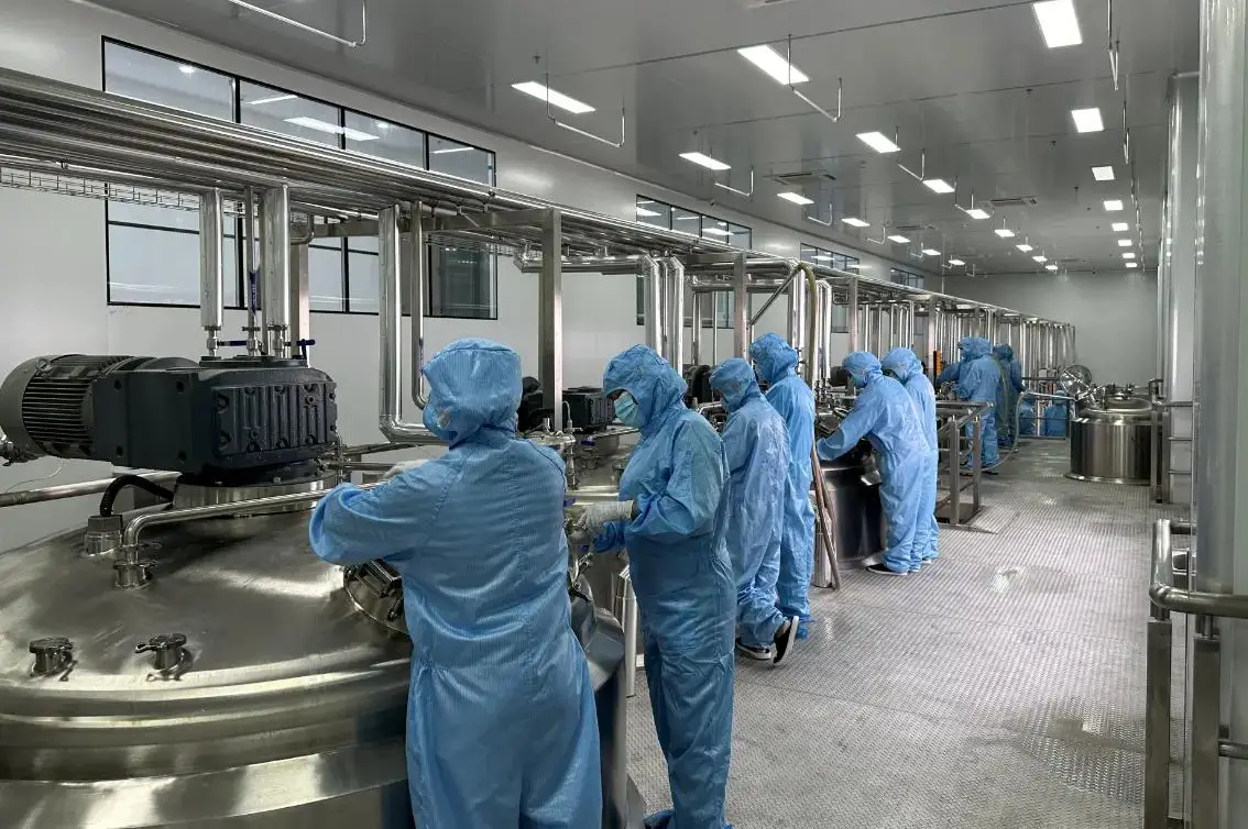 Bulk production on automated filling lines